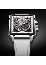 OVERFLY LIGE Mens Watch Analog Chronograph Square Dial wrist Watch for Men