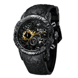 OVERFLY BIDEN Analog Chronograph Dragon Dial Luxury Men's Watch(NOW IN INDIA)(BD-129-Black)