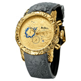 OVERFLY BIDEN Analog Chronograph Dragon Dial Luxury Men's Watch (NOW IN INDIA)(BD-129-Black-Gold)