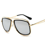 Phantom Stylish With UV Protected Unisex  Sunglasses (6629-Gold-Grey)