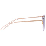 Muscle Unisex Sunglasses (66126-Grey-Gold)