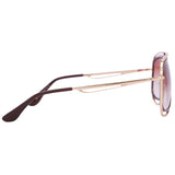 New Stylish Oversize Unisex  Sunglasses (6629-Gold-Brown)