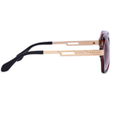 Classic Look Women's Sunglasses (J1080-Brown-Gold)