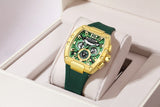 MEGIR Analog Chronograph with Date Display Military Analog Men's Watch(8112-Green)