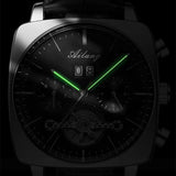 AILANG Mens Watch Automatic Chronograph Mechanical Skeleton Luxury wrist Watc For Men