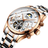 OVERFLY BIDEN Automatic Luxury Multifunction Men's Watch (NOW IN INDIA)-Silver