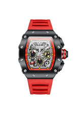 OVERFLY Onola Unique Dial Chronograph Luxury Men's Watch (NOW IN INDIA)6826-BLK-RED