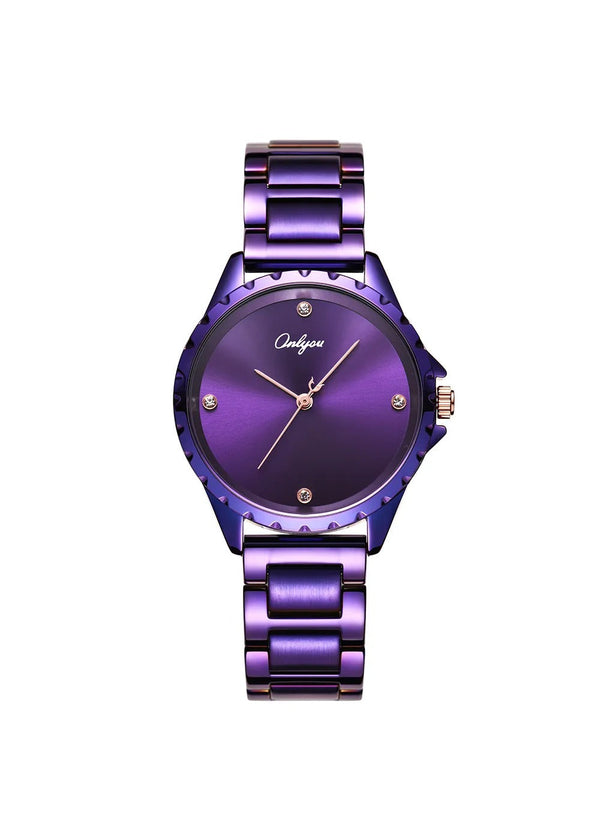 Onlyou Analog Purple Sports Watch For-Ladies