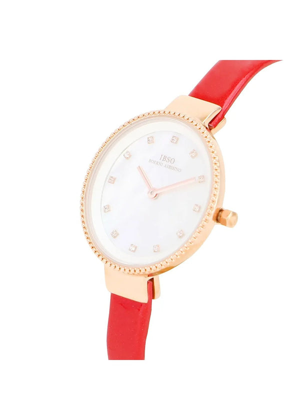 IBSO B-2361L-Red Analog Watch For-Ladies (NOW IN INDIA)