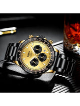 OVERFLY BIDEN Chronograph Luxury Men's Watch(NOW IN INDIA)-Blue Gold