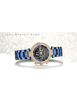 OVERFLY KADEMAN Luxury Digiatl Chronograph & Dual Time ladies Watch ( NOW IN INDIA)(Blue)