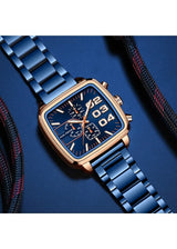 OVERFLY MF-Multifunction Luxury Unique Dial Men's Watch (NOW IN INDIA) 314-Blue