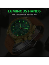 OVERFLY MINI FOCUS Gold-Green Chronograph Luxury Men's Watch (NOW IN INDIA)