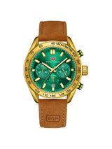 OVERFLY MINI FOCUS Gold-Green Chronograph Luxury Men's Watch (NOW IN INDIA)