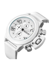 Megir-MG-2002-White Analog Mens Chronograph Watch