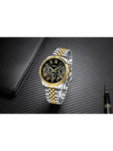 OVERFLY BIDEN Chronograph Luxury Men's Watch(NOW IN INDIA)(BD-0315-Two Tone)